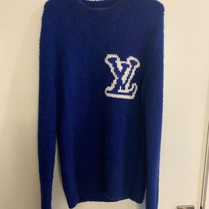 Louis Vuitton crewneck sweater blue